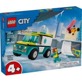 LEGO 60403 Emergency Ambulance and Snowboarder