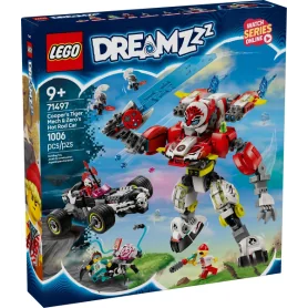 LEGO 71497 Cooper’s Tiger Mech & Zero’s Hot Rod Car