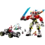 LEGO 71497 Cooper’s Tiger Mech & Zero’s Hot Rod Car