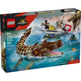 LEGO 76974 Brick-Built Mosasaurus Boat Mission