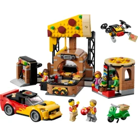 LEGO 60496 Pizza Delivery Experience with Vehicles
