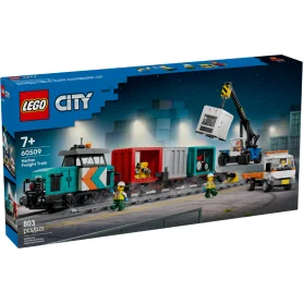 LEGO 60509 Harbor Freight Train with Crane & Truck